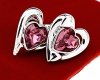 swarovski náušnice s bílým zlatem